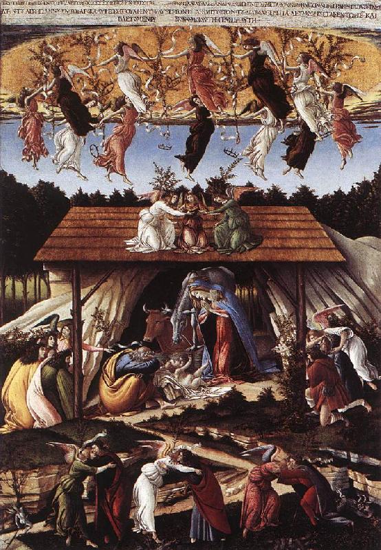 BOTTICELLI, Sandro Mystical Nativity fg Sweden oil painting art